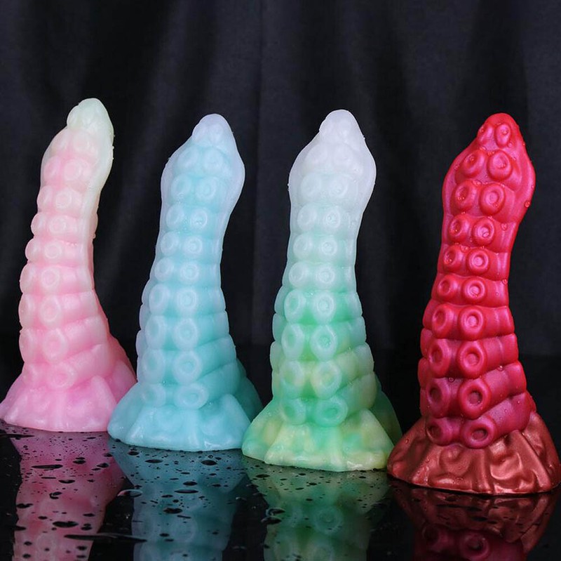Soft Silicone Small Tentacle Dildo Fantasy Dildo Anal Butt Plug Sex Toy Adult US