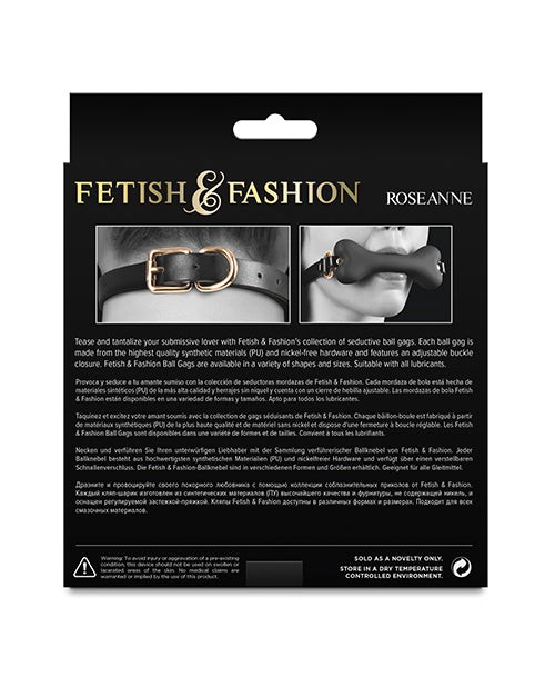 Fetish & Fashion Roseanne Ball Gag - Black gallery