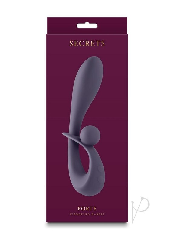 Secrets Forte Rechargeable Silicone Rabbit Vibrator – Purple