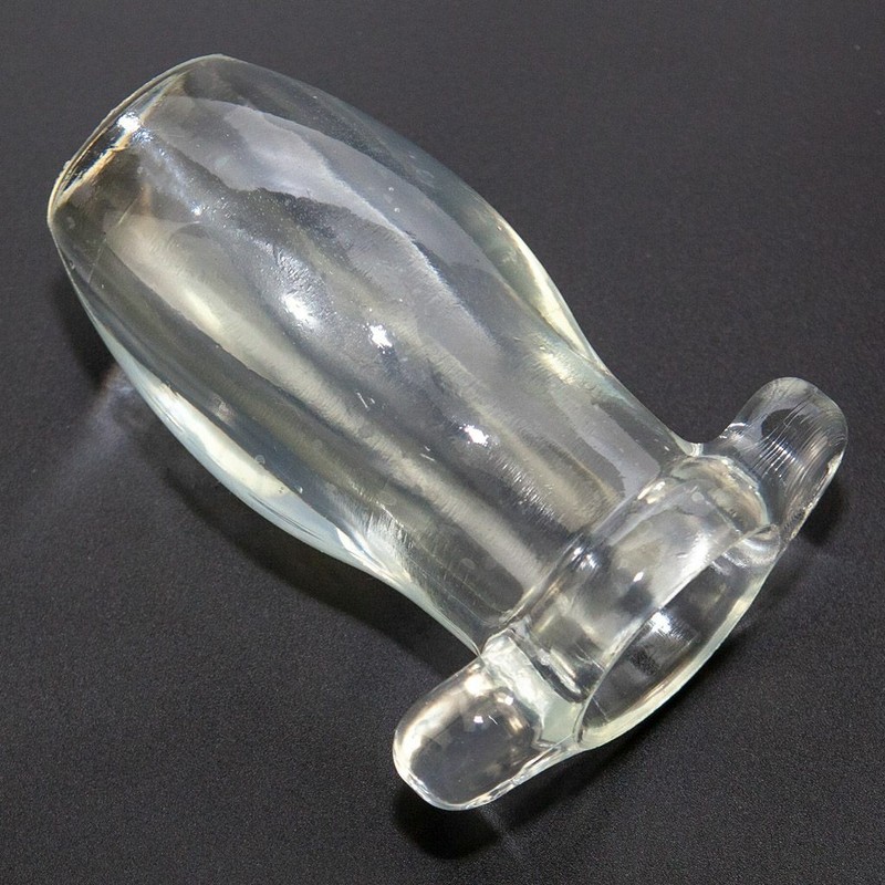 Anal Sex Spreader Hollow Butt Plug Flared Dildo Deep Access Tunnel Probe Toy US gallery