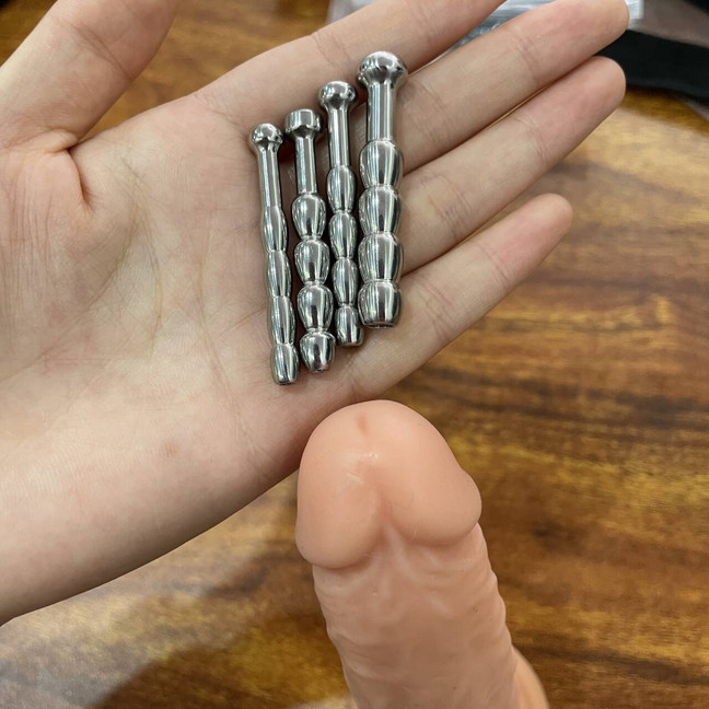 Sounding Male Penis Plug Stainless Steel Hollow Stretchers Sex Toys Bondage SM