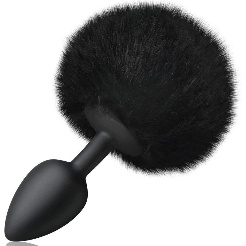 Silicone Anal Butt Plug with Anus Rabbit&rsquo;s Tail Cosplay Sexy Adult Toy Anal P…