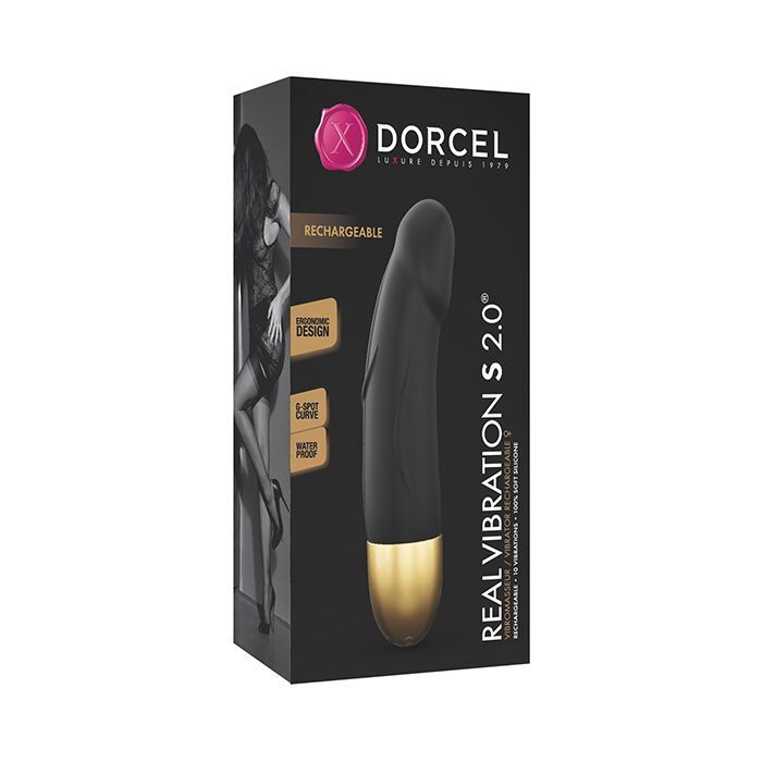 Dorcel Real Vibration S 6&Prime; Rechargeable Vibrator Waterproof Smooth 2.0 – Gold