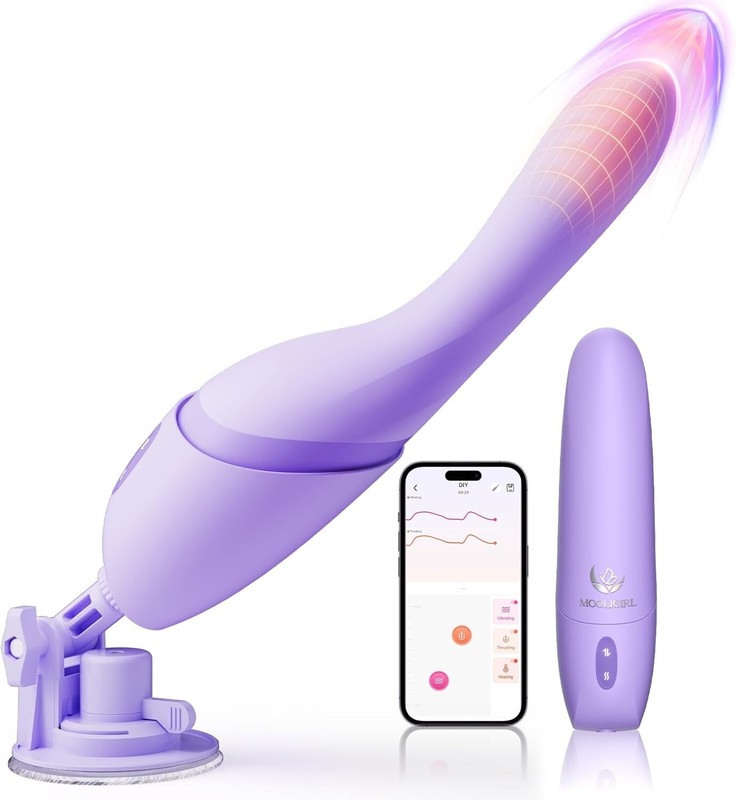 Thrusting Vibrator Adult Sex Toys for Women Pleasure 5 IN 1 Sex Heating Machine
