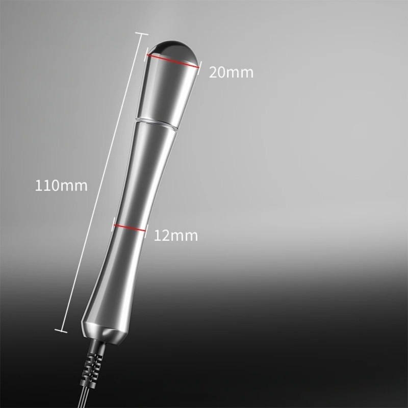 Men Electric -E-Stim Silicone Anal Butt Plug Sex Shock Prostate Massager Dildo