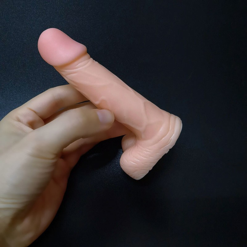 4 Inch Realistic-Small-Beginner-Penis-Anal-Dildo-Sex-Cock-Prostate-Butt Plug-Toy gallery
