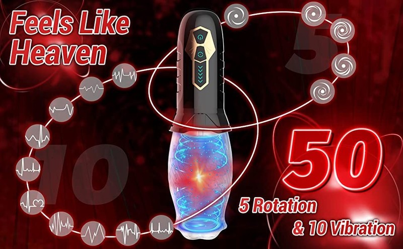 Automatic HandsFree Male Masturbaters Telescopic Cup Stroker Sex Toys For Men US gallery
