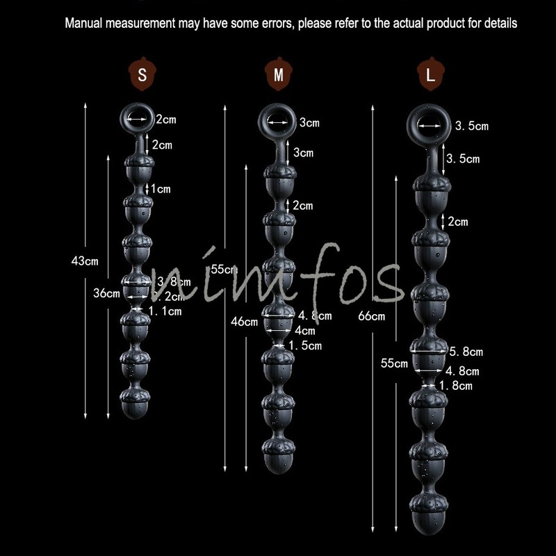 Anal Plug Silicone Plug Beads Love Toy for Women Love Beads Anal Plug Butt Plug gallery