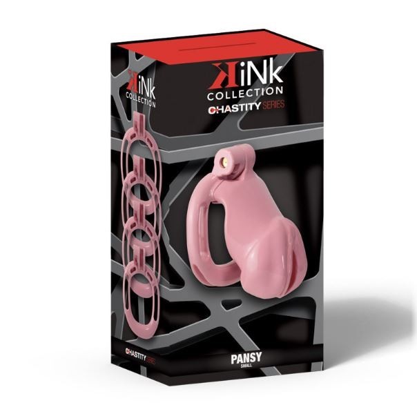 Odin Novelties Kink Chastity Pansy Cock Cage Small Pink, New