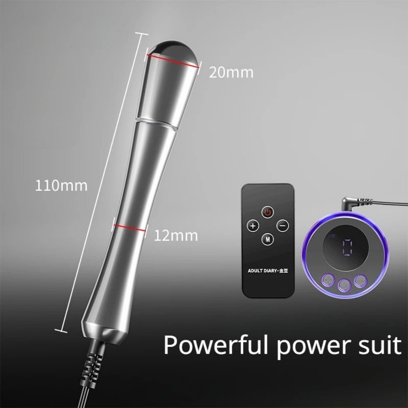 Electric Metal Extreme Speculum Spreader Dilator Women Plug Expander Bondage Toy
