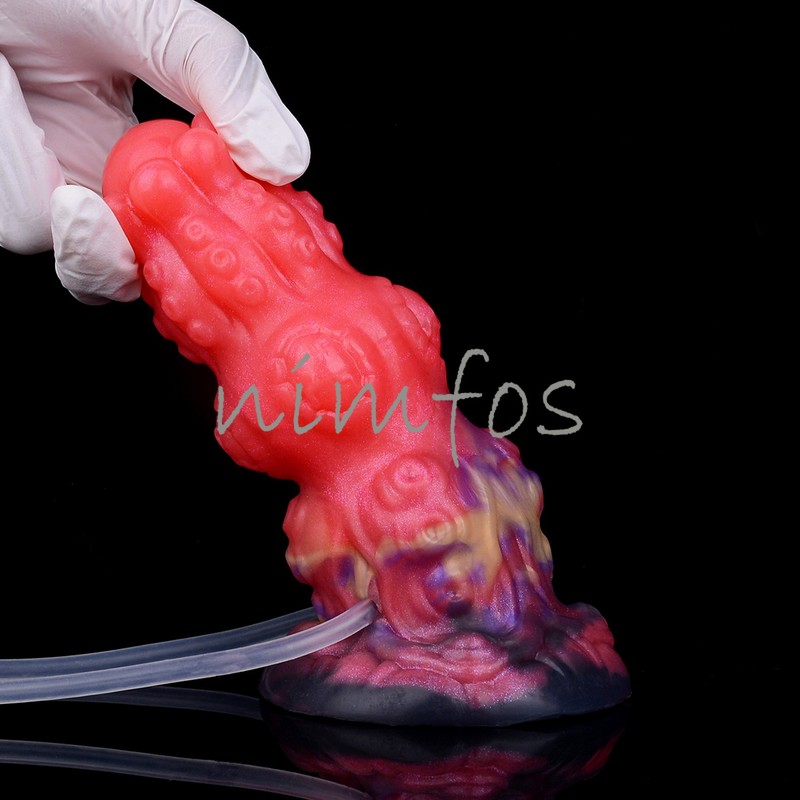 5.9 Inch Beads Anal Dildo Inflatable 9.4cm Thick Ejaculating Fantasy Sex Toys gallery