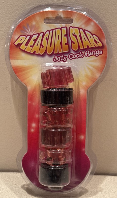 Jelly Cock Rings 6-piece Penis Silicone Rings. Soft Super Stretch Fits Any Man