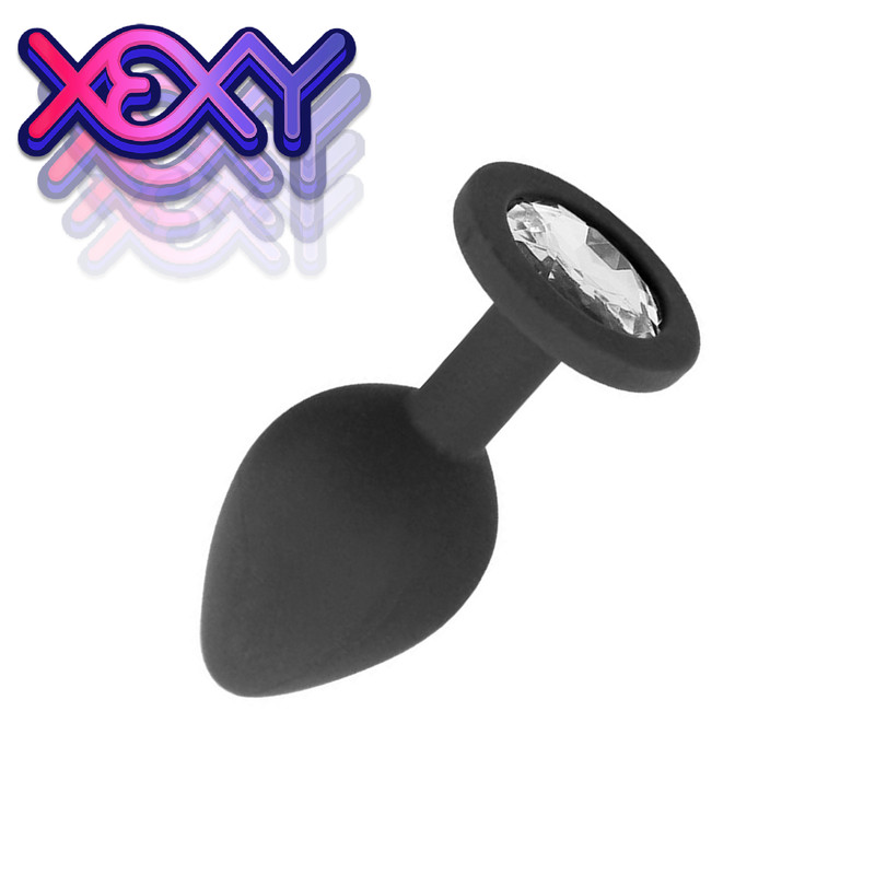 Black Sparkle Anal Plug Butt Plug, Dilator Mens Womens Xexy Adult Sex Toys