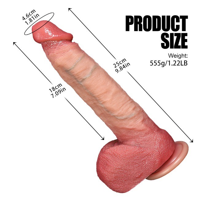 Big Telescopic Realistic Cock Thrusting Heating Dildo Vibrator Sex Toy for Women gallery