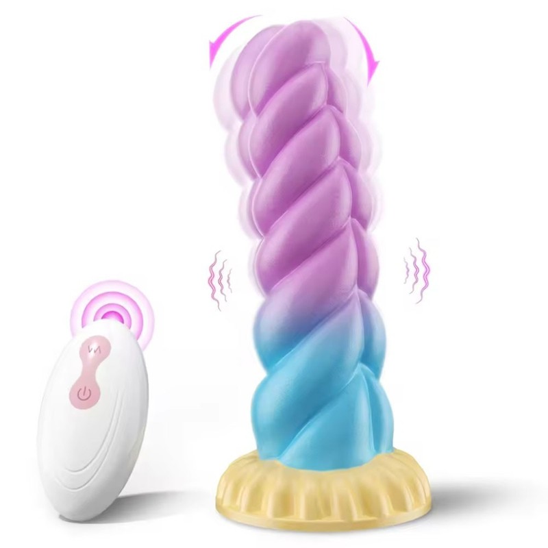Realistic Dildo with Suction Cup 8 Vibration Modes Remote Control Penis Sex Toy gallery