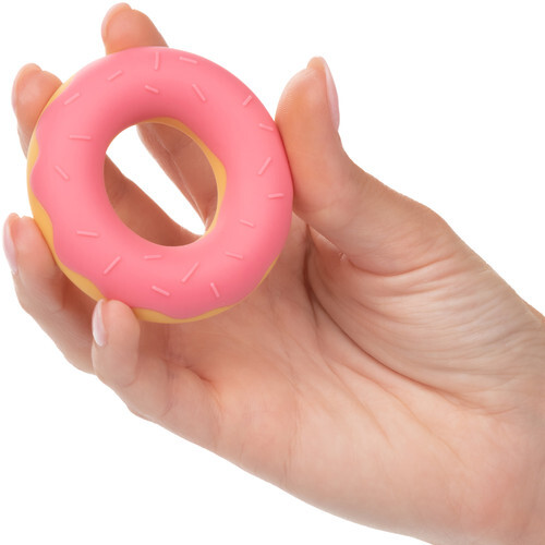 NAUGHTY BITS DICKIN' DONUTS SILICONE DONUT COCK RING BY CALEXOTICS - PINK gallery