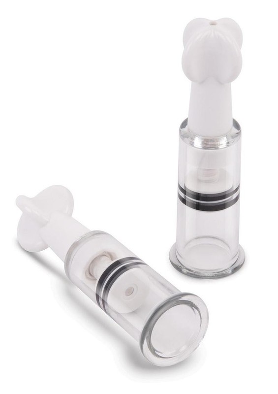Size Up Twisty Nipple Suckers - Small - Clear/Black gallery