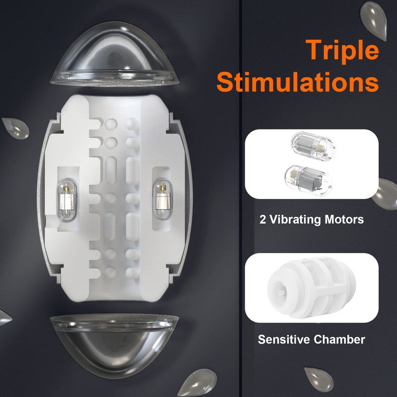Automatic Handsfree Male Masturbaters Cup Stroker Pocket Pussy for Men Sex Toy gallery