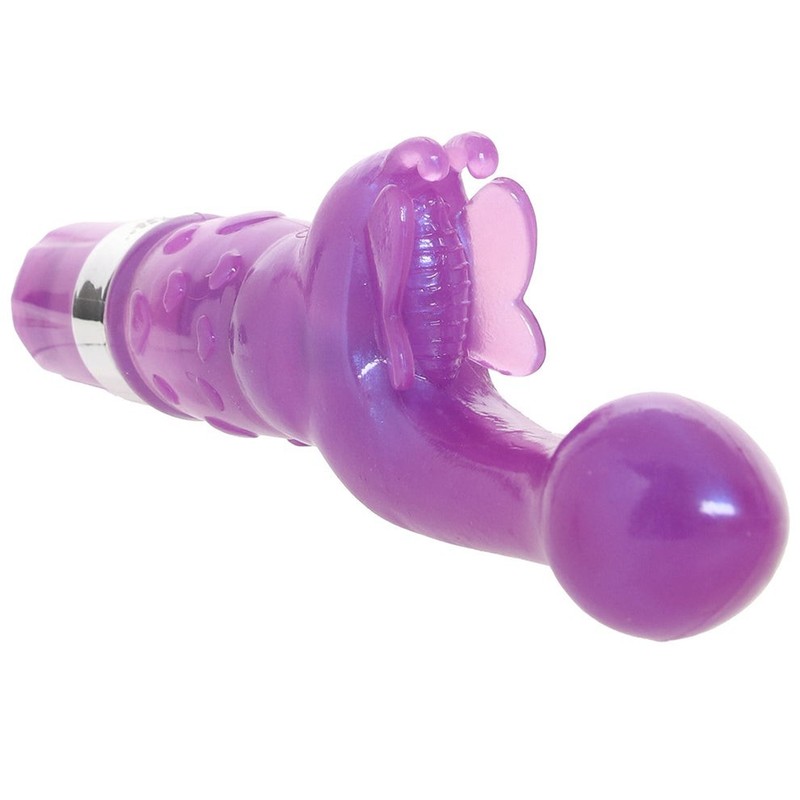 CalExotics Rabbit Premium Edition Butterfly Rabbit Vibratore Donna Impermeabile gallery