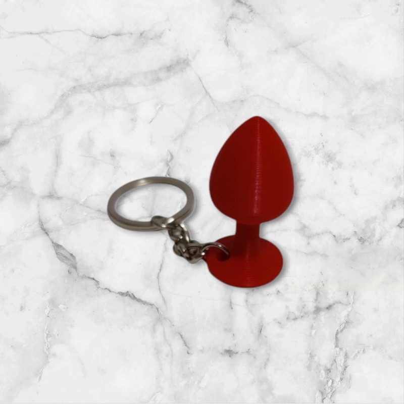 Mini Butt Plug Novelty Keychain/Great Gag Gift 3D Printed