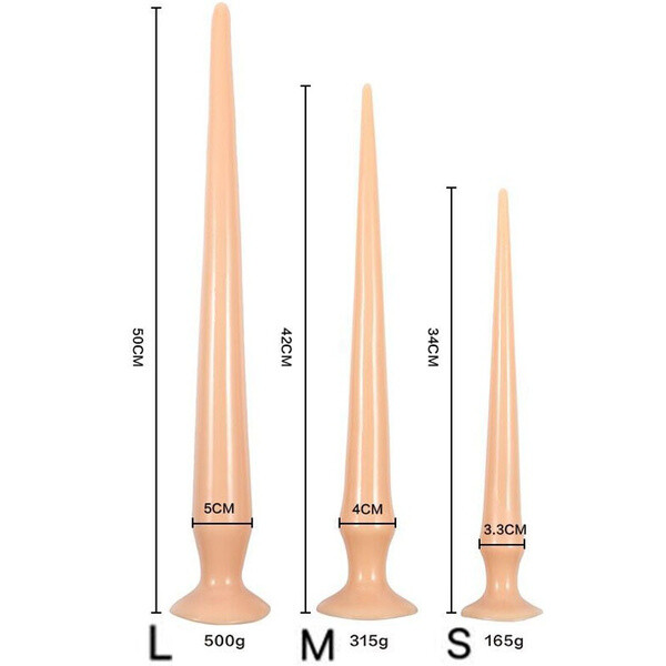 Extra Long Anal Plug Butt Dildo G-spot Prostate Massager Sex-Toy for Women Men