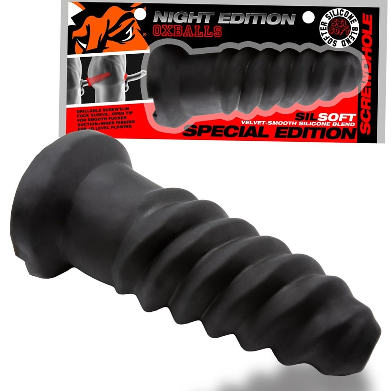 OXBALLS Screwdhole Masturbator🍯Big Male Realistic Cocksheath Extension Stroker