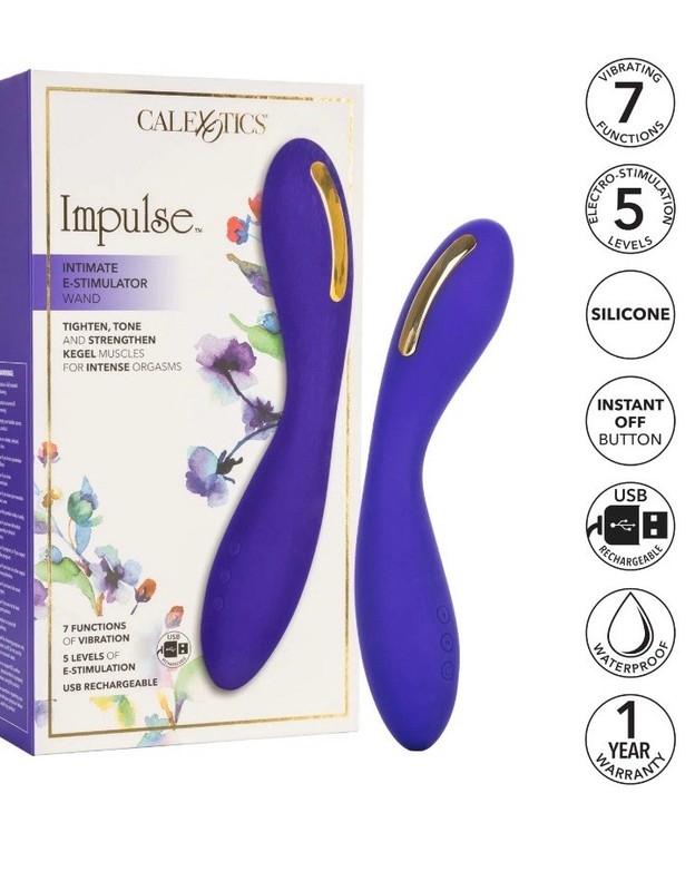 CALEXOTICS- Impulse Intimate E-Stimulator Luxury Kegal Vibrating Wand gallery