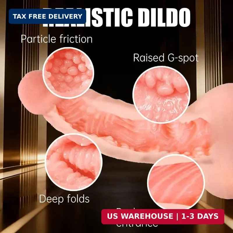 7Inch Realistic Dildo Male Masturbator with Pocket Pussy, Penis Sleeve Cock Slee gallery