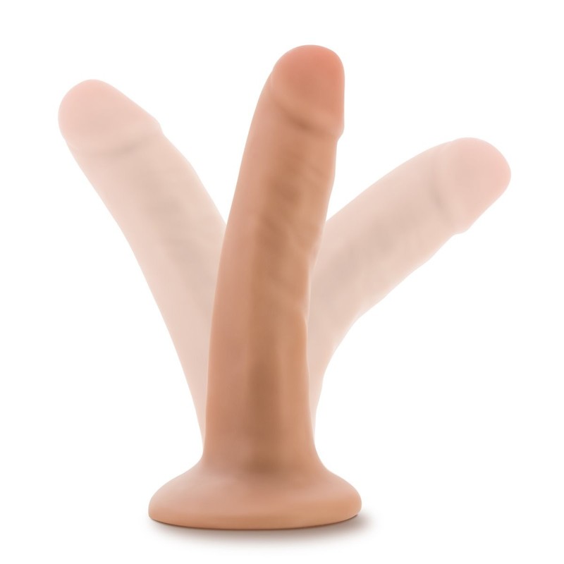 Dr Skin 5.5&Prime; Bendable Realisitc Cock Dildo Dong With Hands Free Suction Cup