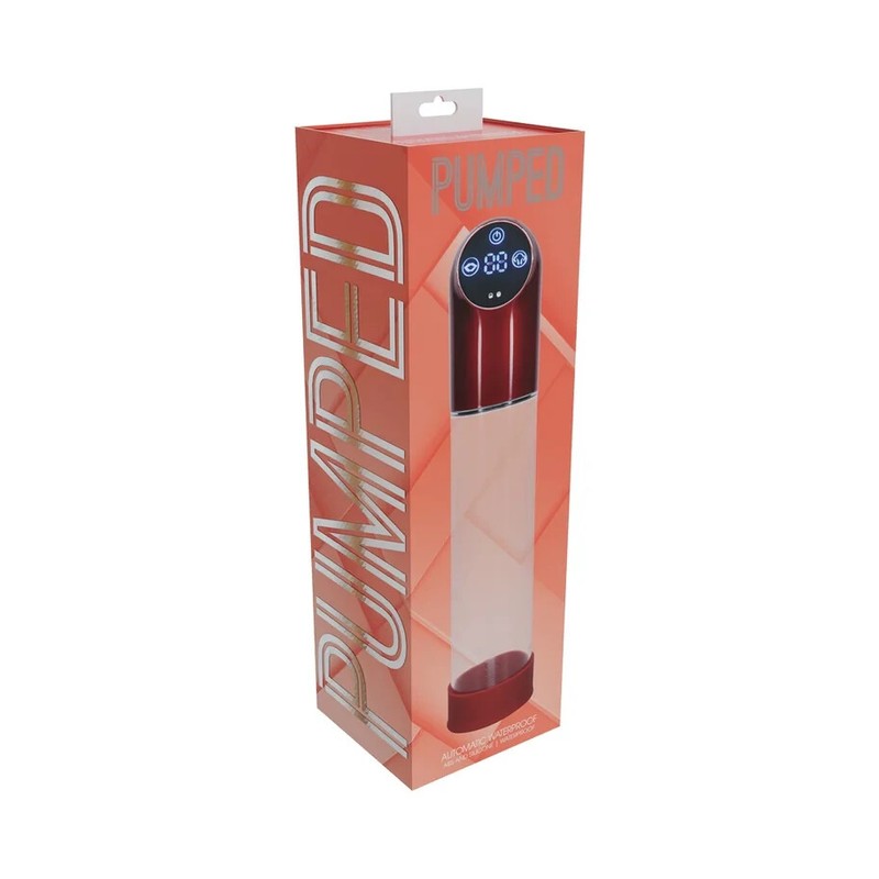 Pumped Automatic Waterproof Rechargeable Silicone Penis Pump