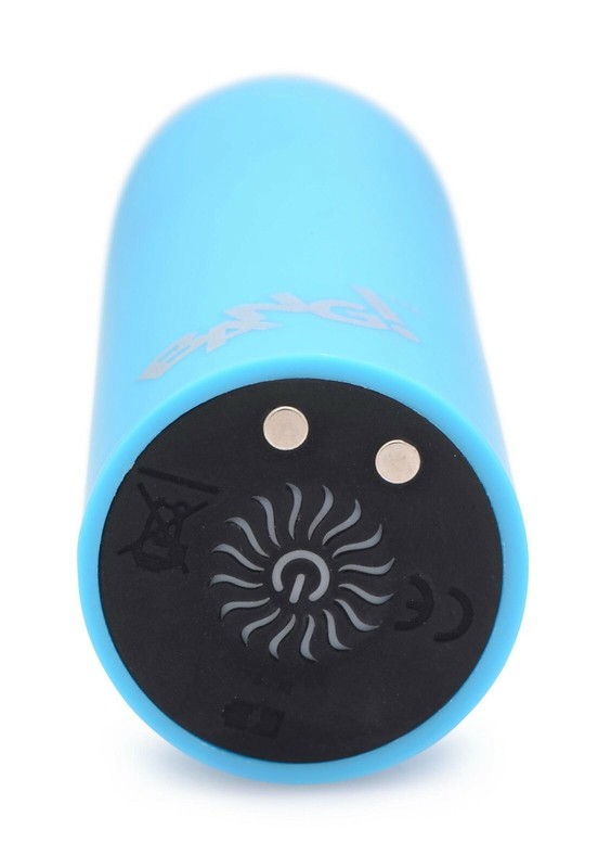 Bang! 10X Mega Bullet Vibrator Blue - Rechargeable Discreet Mini Clitoral Vibe gallery