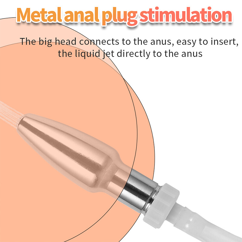 Shower Cleansing Vaginal Anal Enema Colon Douche System Connect Bottle&Funnel gallery