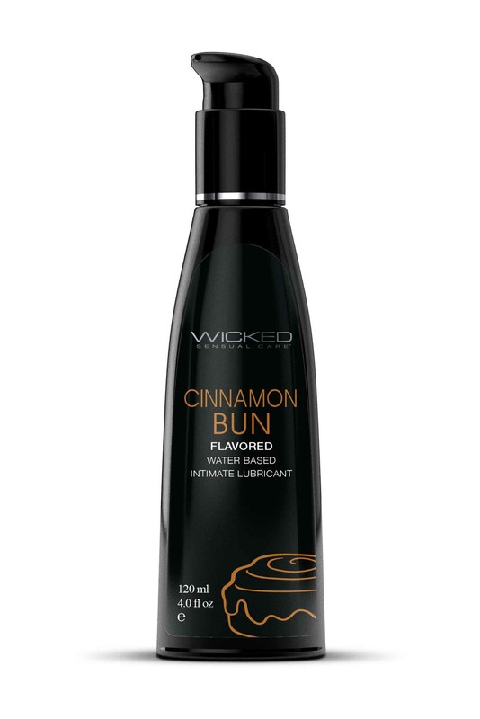 Aqua Cinnamon Bun Flavored Water Based Intimate Lubricant – 4 Fl. Oz.