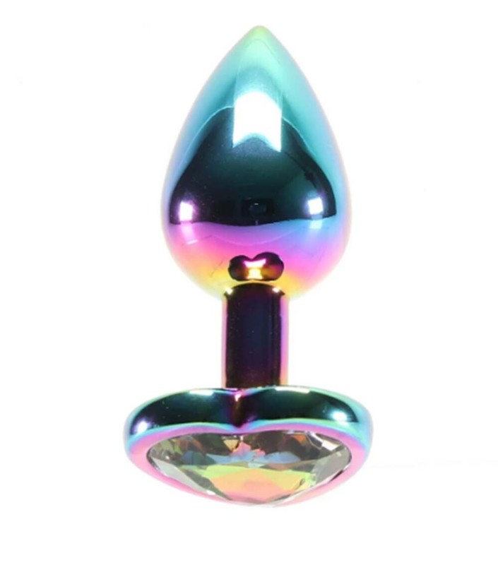 Woman Jewel Metal Butt Plug Orgasm Stimulator Multi-Color Anal Trainer Sex Toy gallery