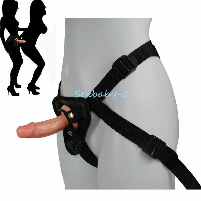 Strap-on with removable dildo dong adult female sex toy 4 inches