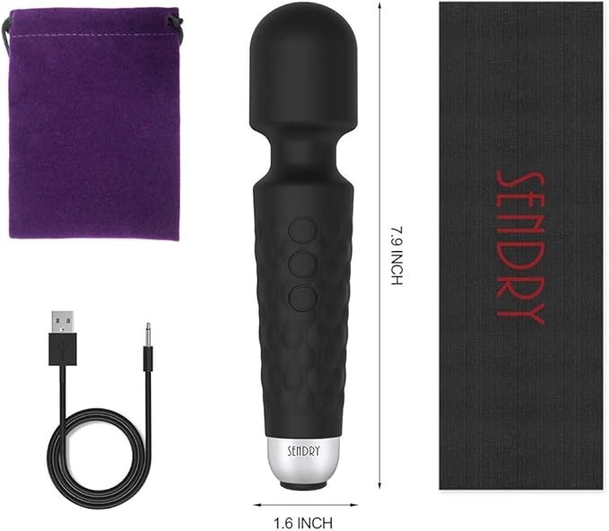 Sendry Female Vibrator, G-Spot & Sex Toy, 20 Modes & 8 Speeds Wand Massager gallery