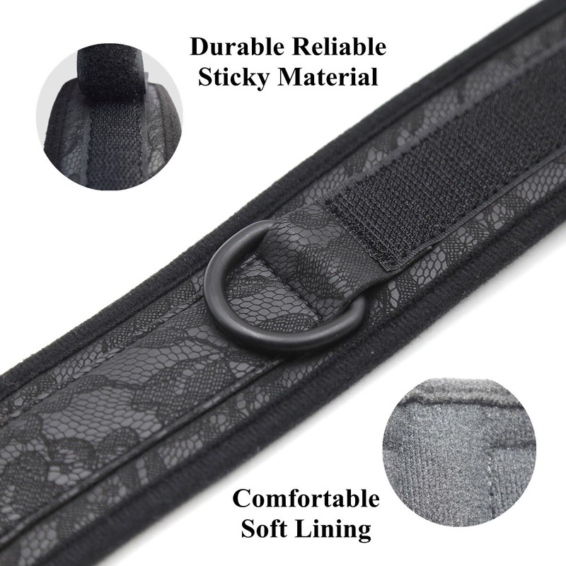 BDSM Bondage Restraints Handcuffs Ankle Cuffs Lace Sex Toys for Adult Couple gallery