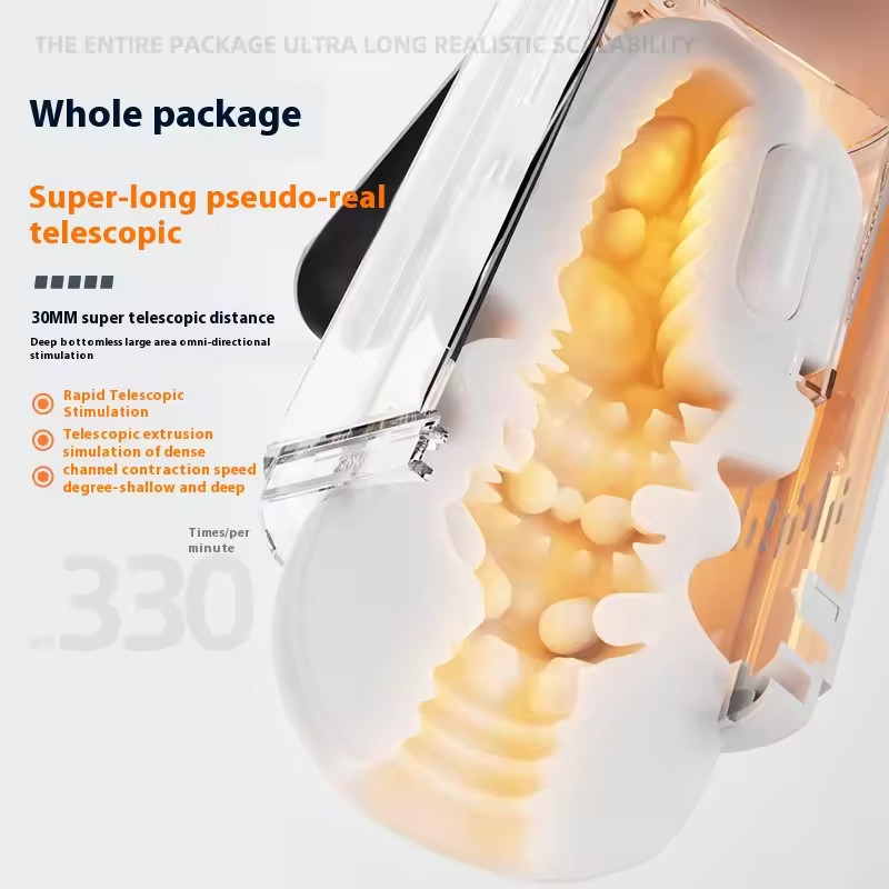 Automatic Masturbaters Thrusting Suction Squeeze Vibration Stroker Men Sex Toy gallery