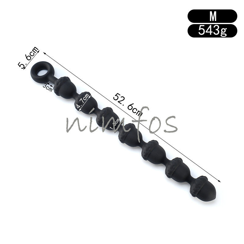 Anal Plug Silicone Plug Beads Love Toy for Women Love Beads Anal Plug Butt Plug gallery