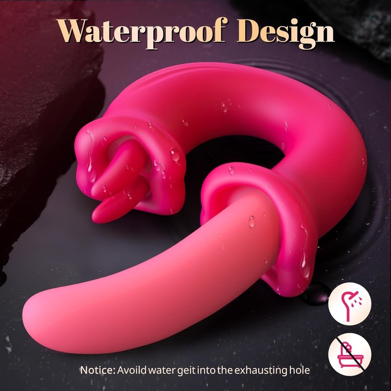 Dual Function Silicone Sex Toy for Women with Clitoral and G Spot Stimulation gallery