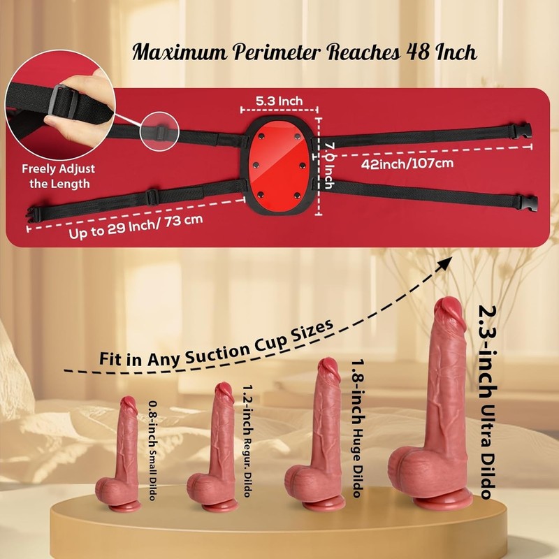 Suction Cup Dildo Mount - Adjustable Sex Saddle & Sex Toys Holder for Hands-Free gallery