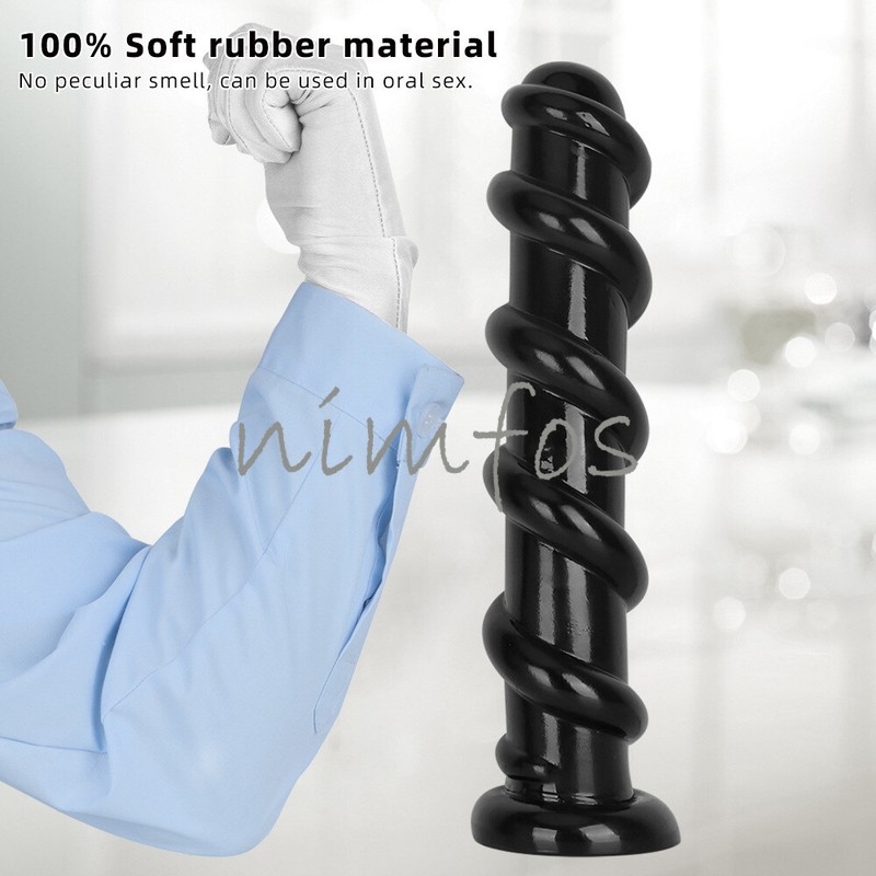 Dildo for Men Gay Butt Anal Plug Black 2 Shape Penis Suction Cup Women Sex Toys gallery