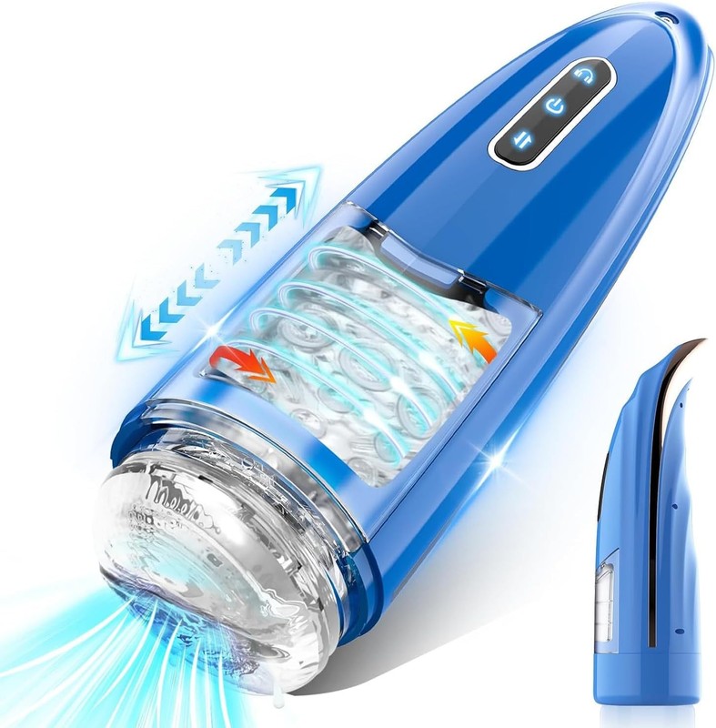 Male Masturbaters Automatic HandsFree Thrusting Cup Rotating Stroker Men Sex Toy gallery