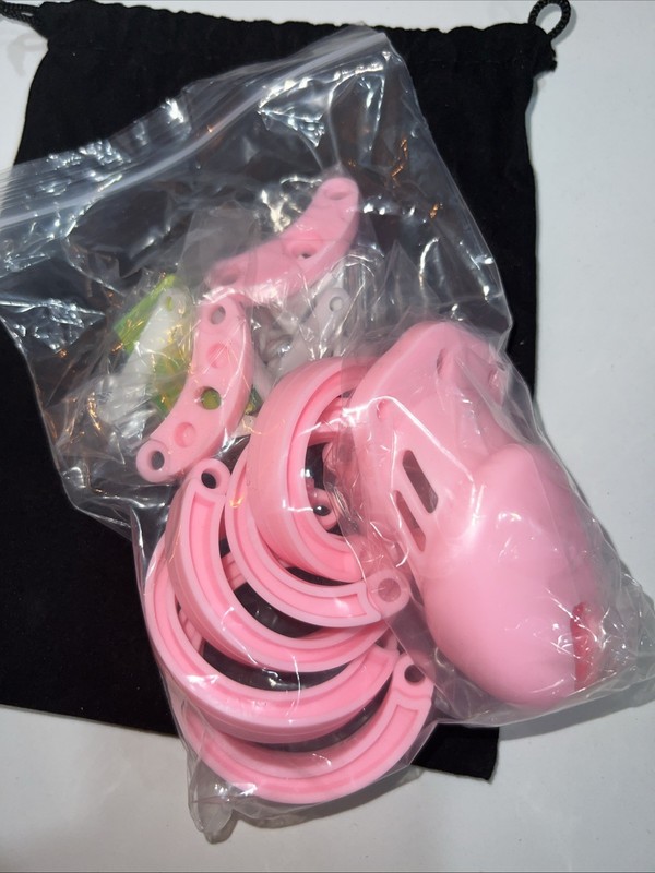 Locked In Lust The Vice Standard Chastity Cage Pink