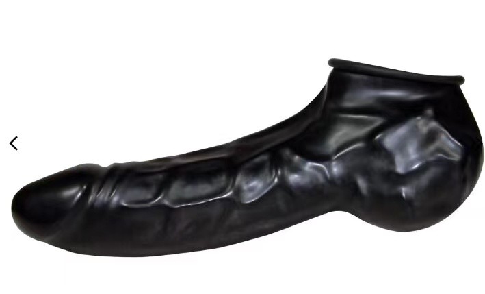 Reusable Latex Extend Sleeves Rolled-edge Penis Extend Delayed Ejaculatio Male