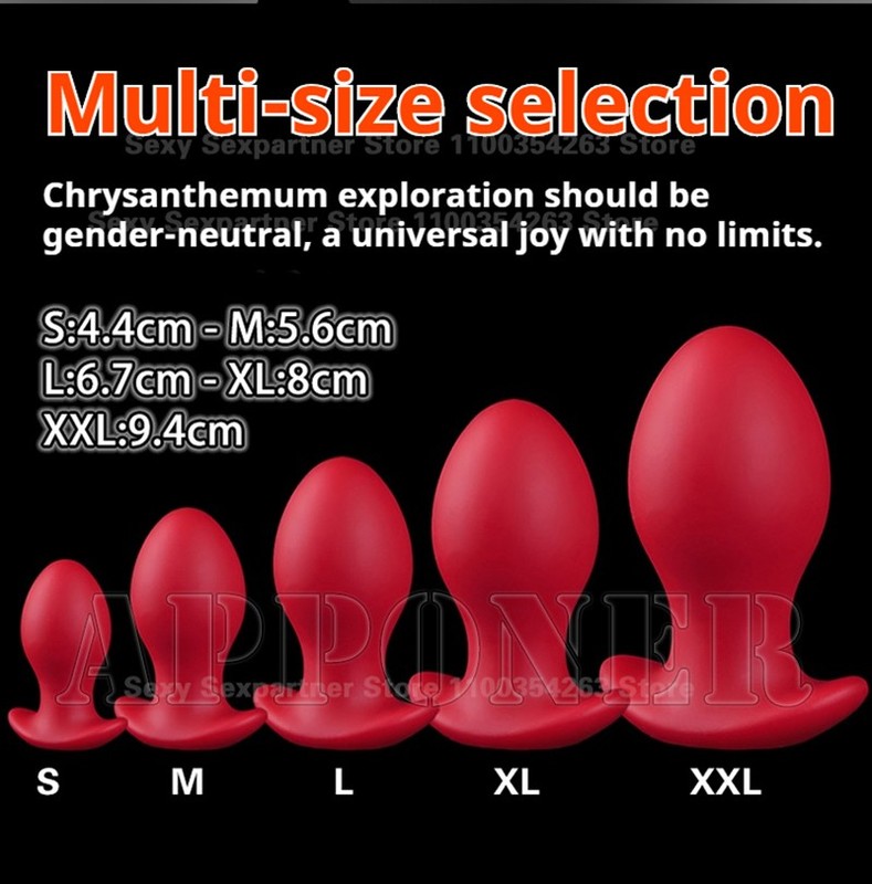 Comfortable Anal Plug Silicone Anus Dildo Wearable Anus Balls Anal Dilator Women gallery
