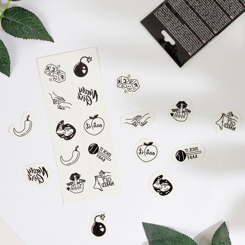 Secret Play - Lot Of 10 Temporary Tattoos Spicy Collection gallery