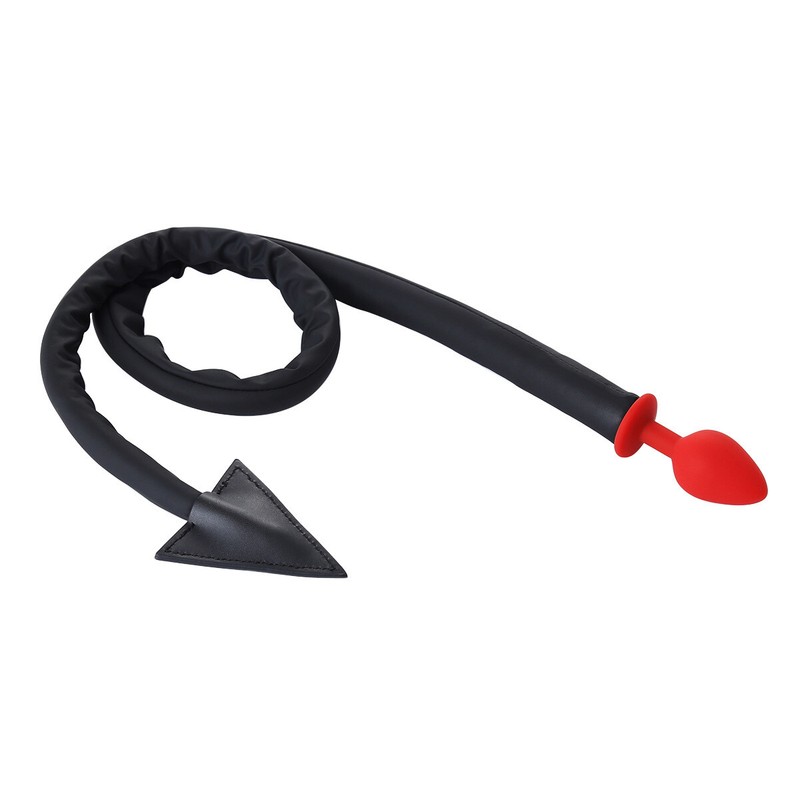 Sex-Toy for Women B D S M Fetish Spank Whip Flogger with Anal Butt Plug Fantasy gallery