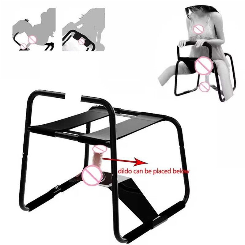 Sex Chair Sex Furniture BDSM Love Seat with Dildo Blindfold for Couples Sex Toys gallery