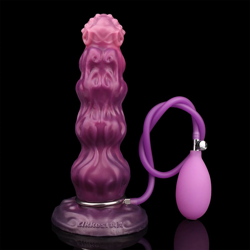 Flower Stamens Beads Anal Plug Inflatable Big Knot For Anal Expander Sex Toys